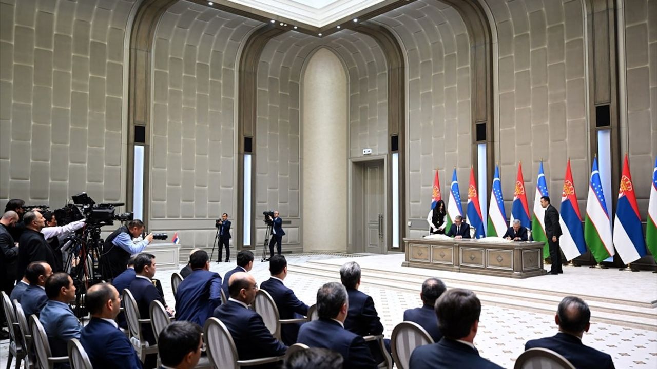 Özbekistan ve Sırbistan İlişkileri Gelişiyor