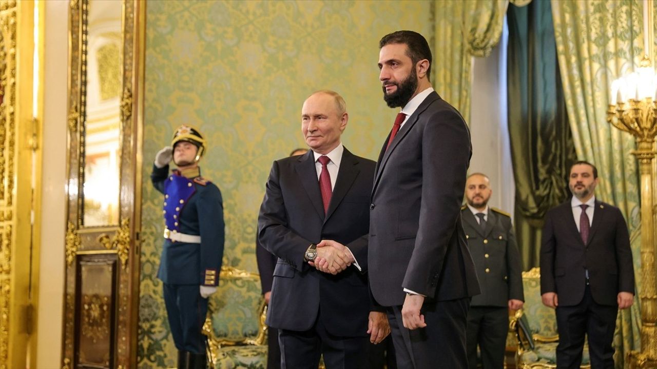 Putin ve Şara'dan Rusya-Suriye İlişkilerine Yönelik Güçlü Mesajlar