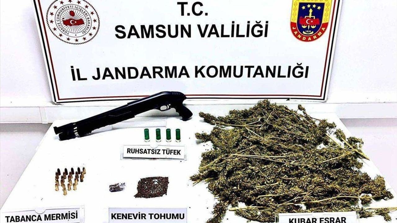 Samsun'da Uyuşturucu Operasyonu: 2,5 Kilogram Esrar Ele Geçirildi