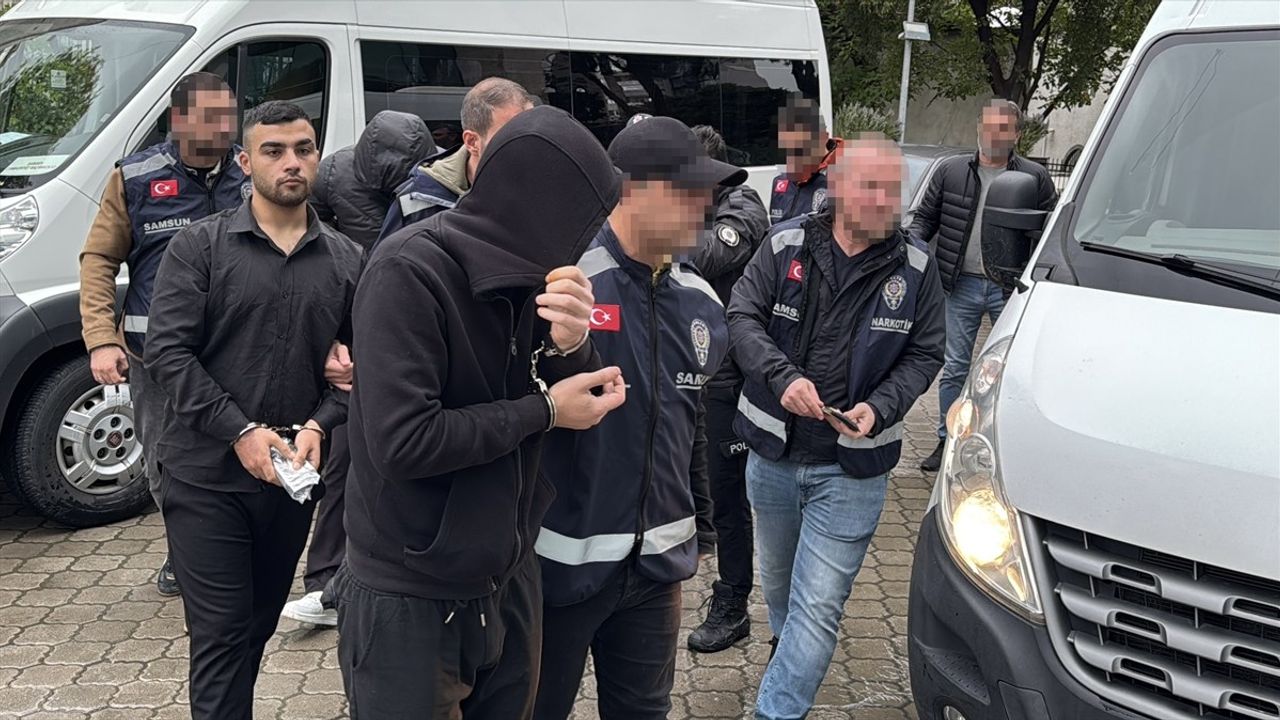 Samsun'da Uyuşturucu Operasyonu: 6 Şüpheli Tutuklandı