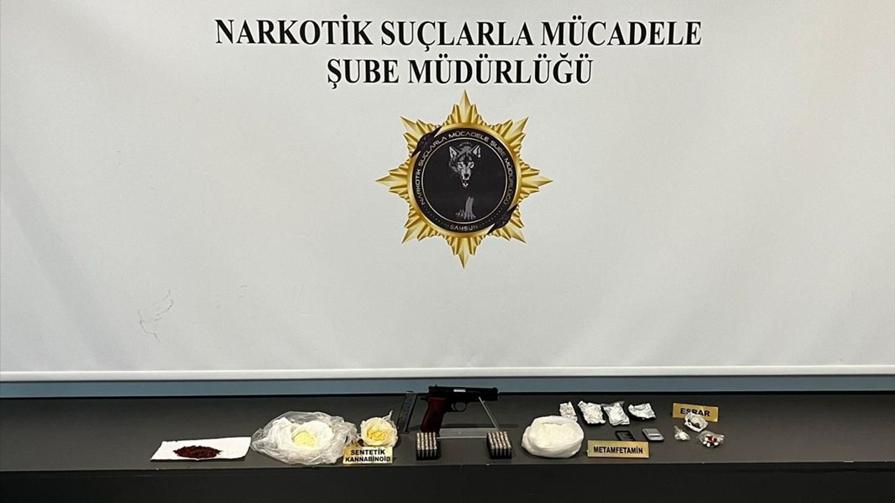 Samsun'da Uyuşturucu Operasyonu: Baza Başlığına Gizlenmiş Madde Ele Geçirildi