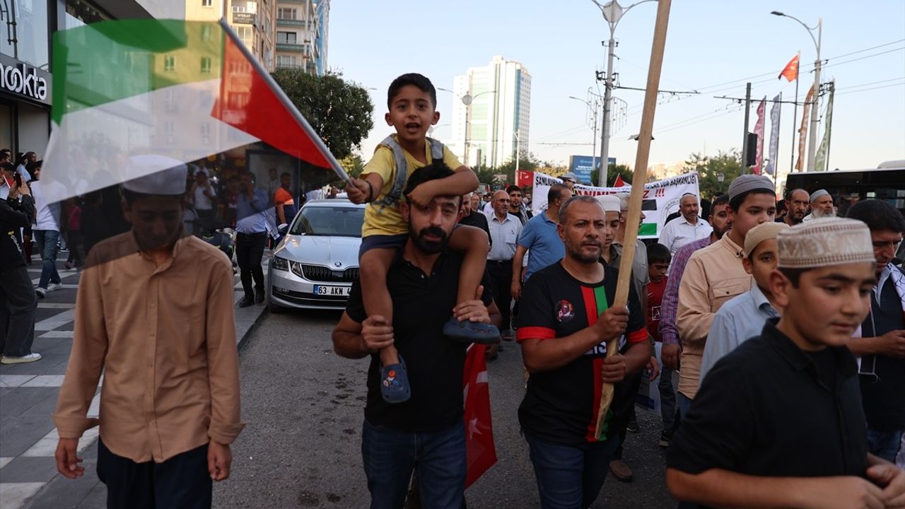 Şanlıurfa ve Kahramanmaraş'ta Gazze İçin Protestolar