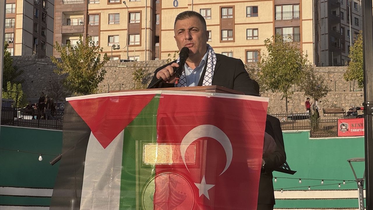 Şırnak'ta Gazze'ye Destek Yürüyüşü Düzenlendi