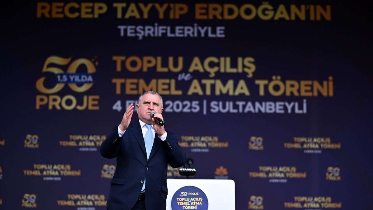 Sultanbeyli'de Spor Tesisleri İçin Temel Atma Töreni