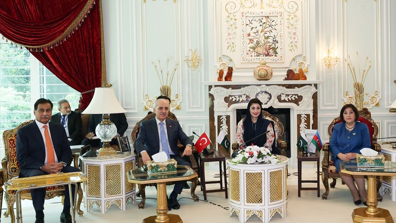 TBMM Başkanı Numan Kurtulmuş, Pakistan'da Pencap Eyaleti Başbakanı ile Görüştü