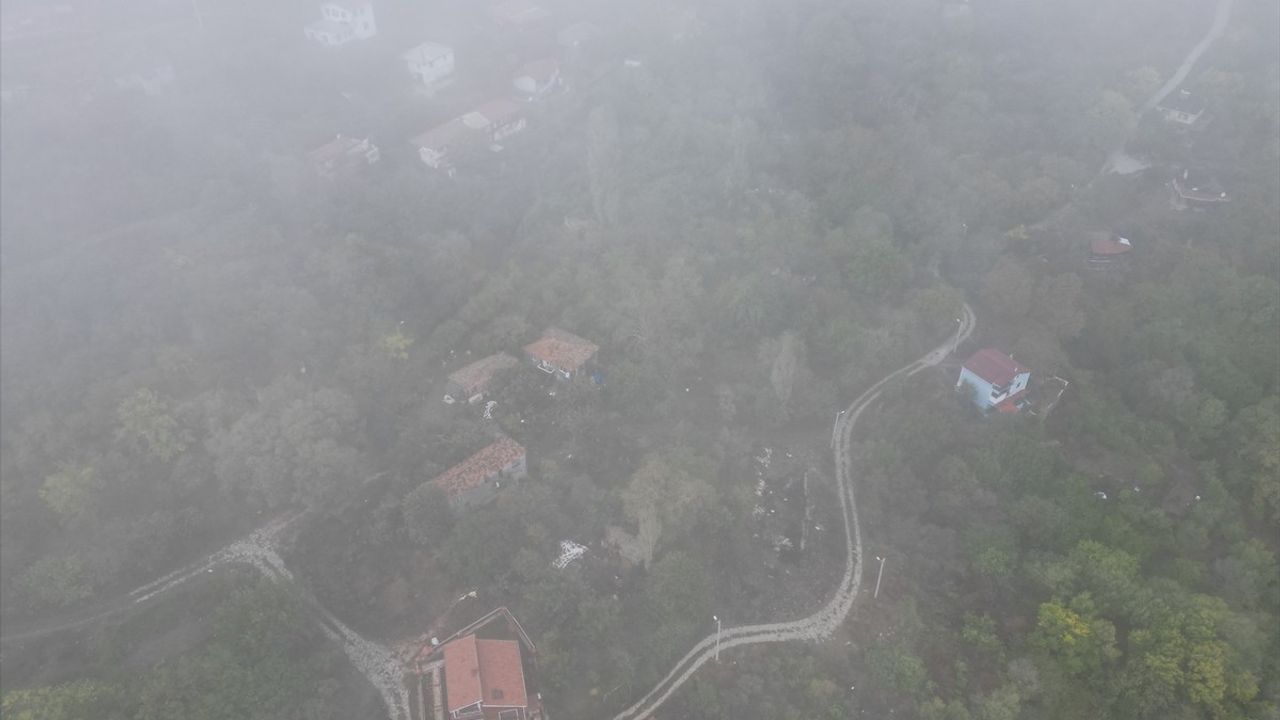 Tekirdağ'da Göz Alıcı Sis Manzaraları