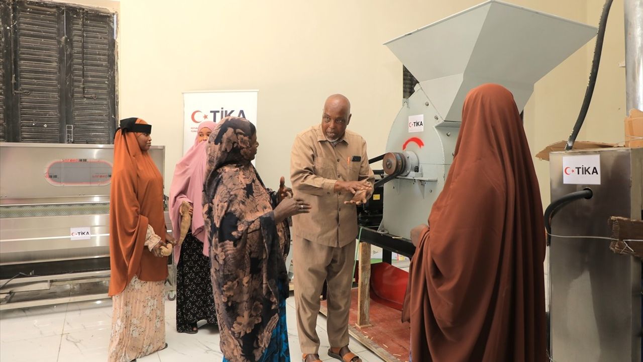 TİKA Somali'de Manyok Üreticilerine Ekipman Desteği Sağladı