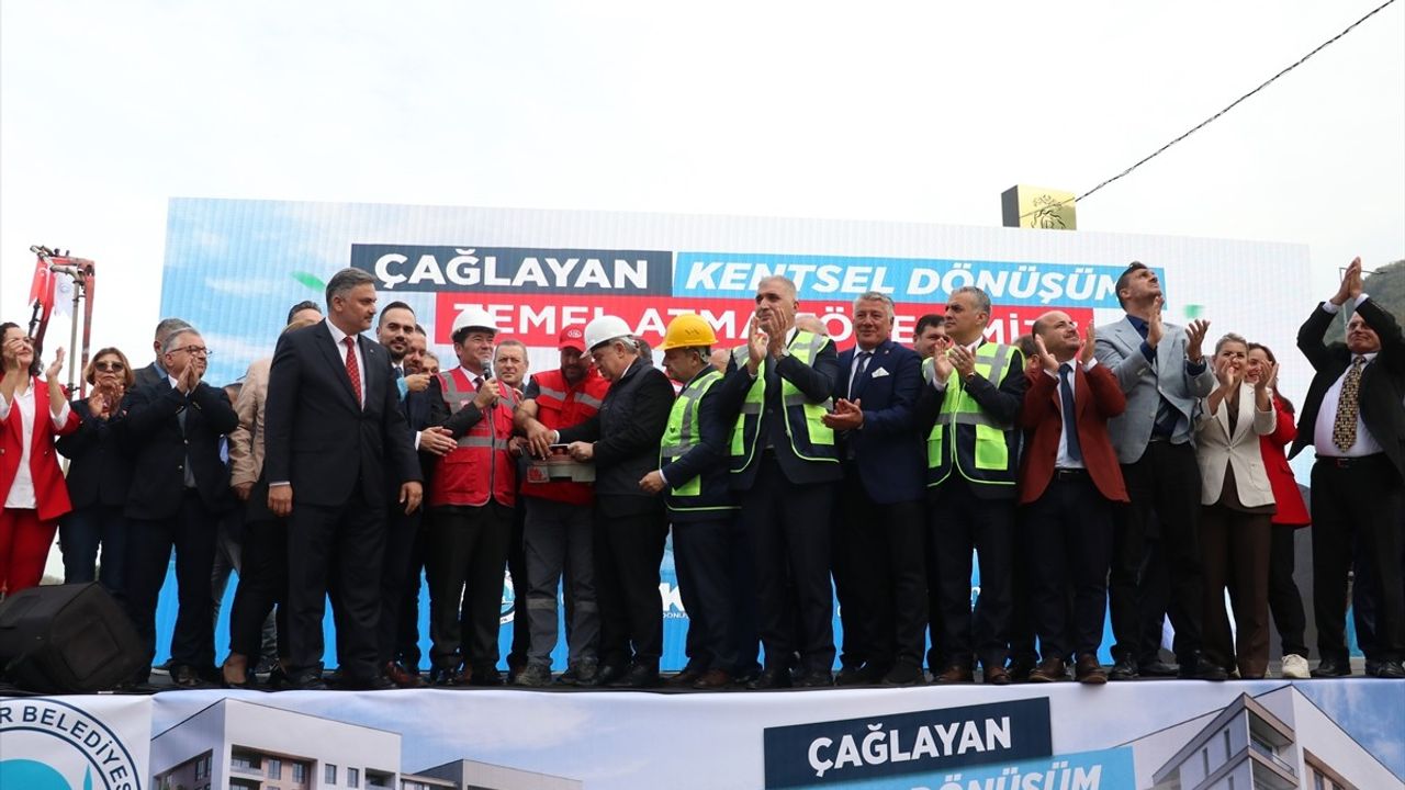 Trabzon'da Çağlayan Mahallesi Kentsel Dönüşüm Projesinin Temeli Atıldı