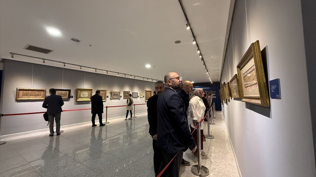 Trabzon'da 'Tarihin Akışında Meşhur Hattatlar' Sergisi