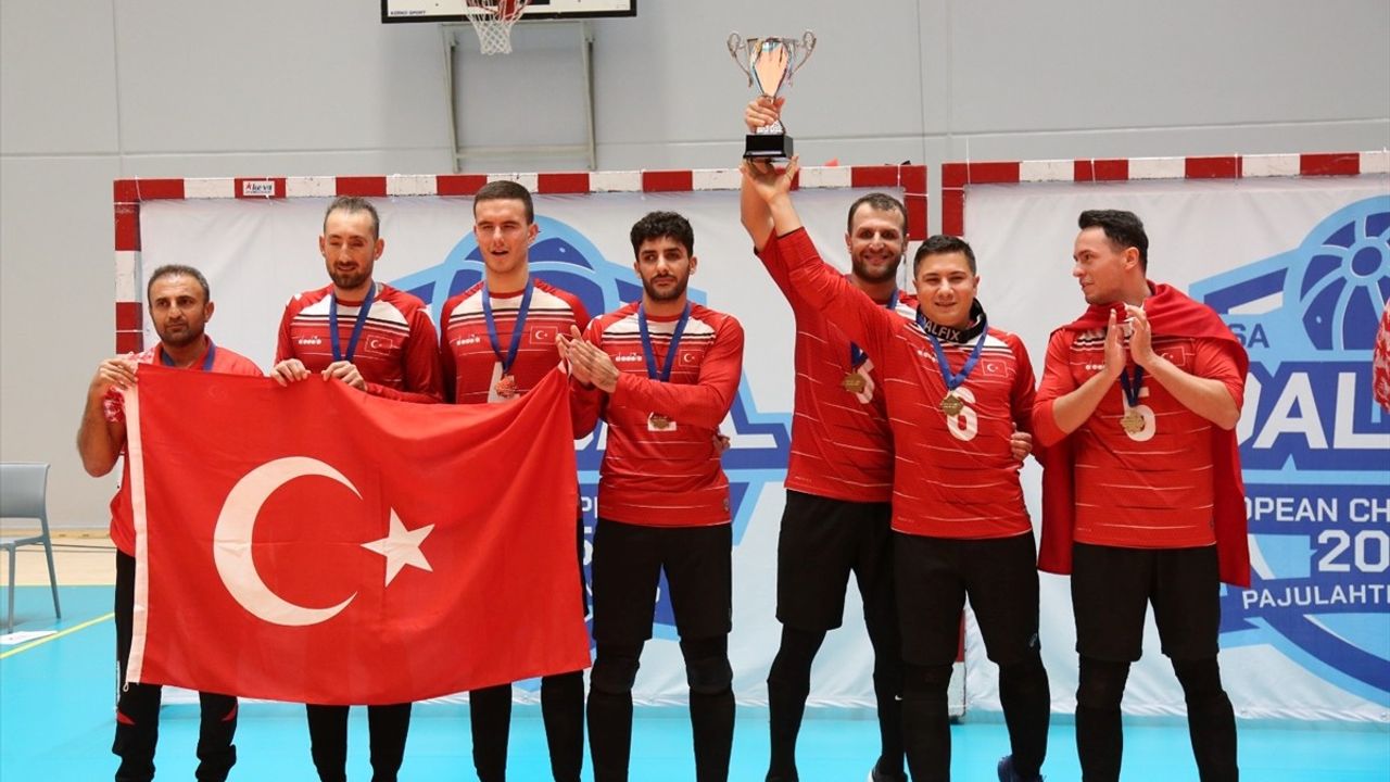 Türkiye Erkek Golbol Milli Takımı Avrupa Şampiyonu