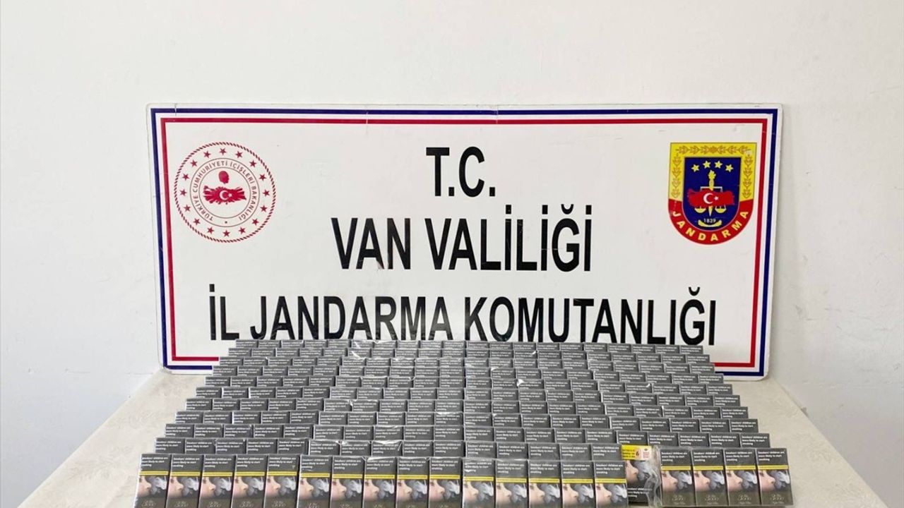 Van'da 1470 Paket Kaçak Sigara Operasyonu