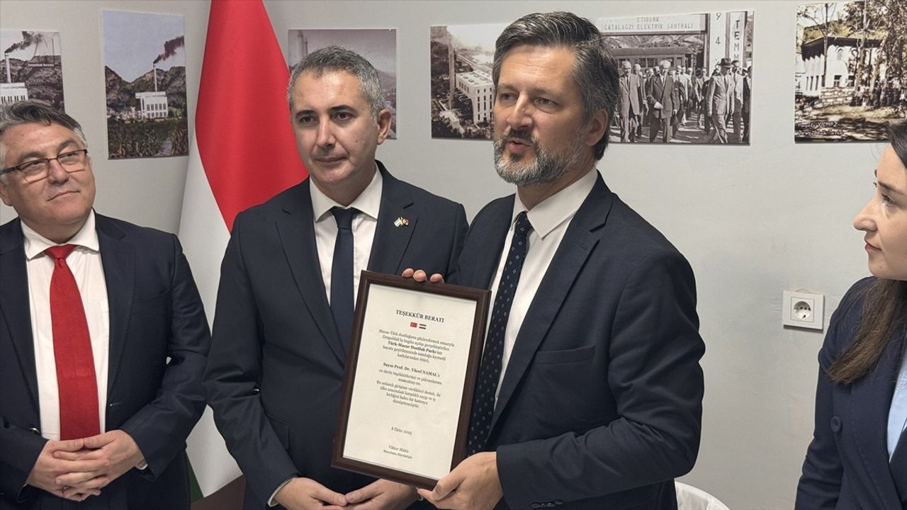 Zonguldak'ta Türk-Macar Dostluk Parkı Açıldı