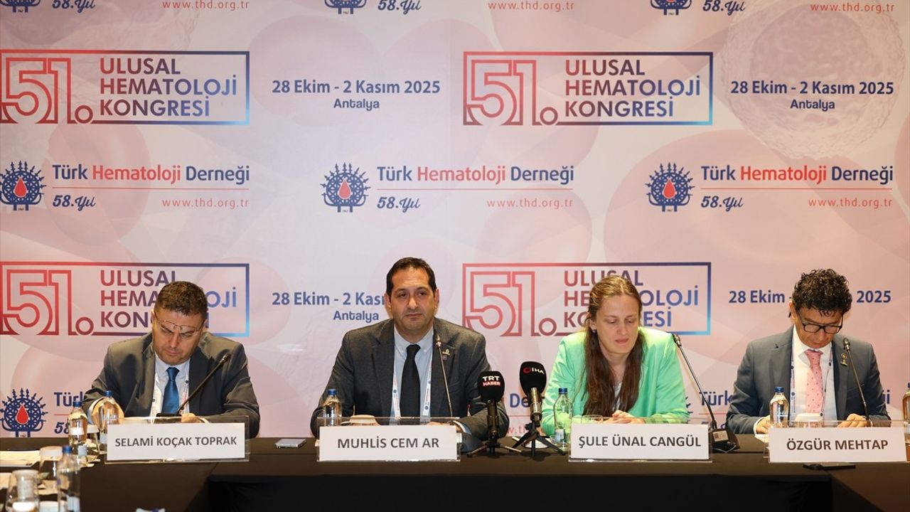 51. Ulusal Hematoloji Kongresi Antalya'da Gerçekleştirildi