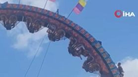 ABD'nin Wisconsin eyaletindeki Forest County Festivali'nde Tren Arızası