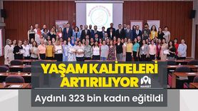 Aydın Valisi Hüseyin Aksoy'un Eşi Hülya Aksoy'un Koordinatörlüğünde Kadın Sağlığı Eğitim Projesi Gerçekleştirildi