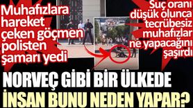 Norveç’te Kraliyet Muhafızlarına Sataşan Göçmen Polisten Şamarı Yedi