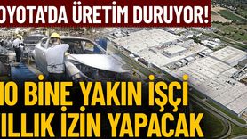 Toyota Otomotiv Sanayi Türkiye Fabrikası Bakıma Giriyor