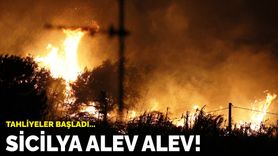 Tahliyeler Başladı... Sicilya Alev Alev!