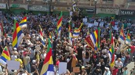 Suriye'de Süveyde Kentinde Beşar Esad Karşıtı Protestolar