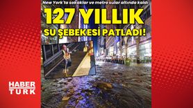 New York'ta 127 Yıllık Su Şebekesi Patladı