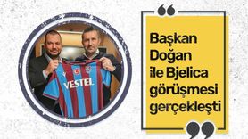 Trabzonspor Teknik Direktörü Bjelica ile Başkan Doğan Arasında Toplantı Gerçekleşti