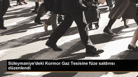 Irak'ın Süleymaniye kentindeki Kormor Gaz Tesisine Füze Saldırısı