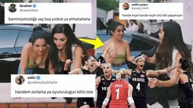 Hande Erçel Filenin Sultanları'nın heyecanını paylaştı