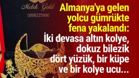 Almanya'ya Gelen Yolcu Gümrükte Fena Yakalandı