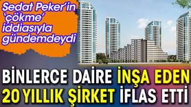 Binlerce Daire İnşa Eden 20 Yıllık Şirket Eval İnşaat İflas Etti