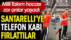 Santarelli'ye Telefon Kabı Fırlattılar: Filenin Sultanları'nın Hocası Zor Anlar Yaşadı