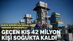 Rusya, Avrupa'nın Doğal Gaz Tedarikini Kapatması Sonucunda 42 Milyon Kişi Soğukta Kaldı