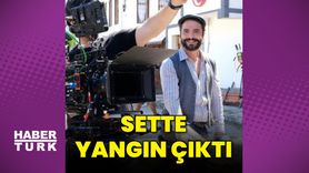 Efsane Filminin Çekimlerinde Yangın Çıktı