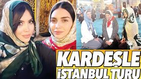 Mauro Icardi'nin Eşi Wanda Nara ve Kardeşi Zaira Nara İstanbul'u Gezdiler