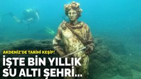 Akdeniz'de Tarihe Geçecek Keşif: Bin Yıllık Su Altı Şehri