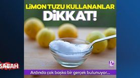 Limon Tuzunun Bilinmeyen Zararları