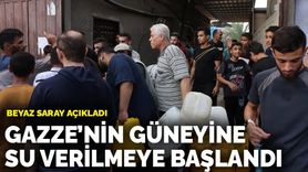 Beyaz Saray Açıkladı: Gazze'nin Güneyine Su Verilmeye Başlandı