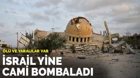 İsrail yine cami bombaladı: Ölü ve yaralılar var