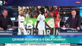 Erman Toroğlu'ndan Çaykur Rizespor - Galatasaray maçıyla ilgili flaş değerlendirme