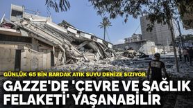 Gazze'de Çevre ve Sağlık Felaketi: Günlük 65 Bin Bardak Atık Suyu Denize Sızıyor