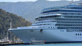 Lüks Yolcu Gemisi 'Vista' Marmaris'e Demir Attı