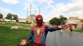 Örümcek Adam Edirne'de: Salih Ayaz Koç'un Türkiye Turu