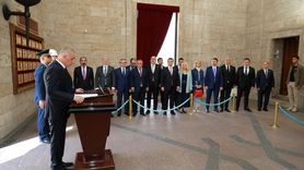 TFF Başkanı Hacıosmanoğlu Anıtkabir'i Ziyaret Etti