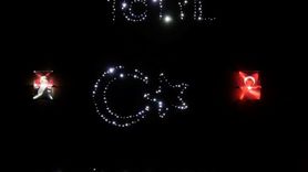 Cumhuriyet'in 101. Yılı, Erzincan POMEM'de Işıklı Koreografiyle Kutlandı