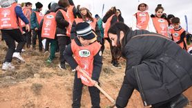 Konya'da '81 İlde 81 Orman' Projesi Kapsamında Fidanlar Toprakla Buluştu