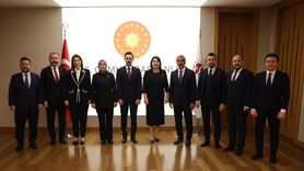 TBMM Dilekçe Komisyonu Heyeti Cumhurbaşkanlığı Finans Ofisi'nde