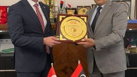 TÜSF Başkanı Mutlu Türkmen Libya Öğrenci Sporları Federasyonu'nu Ziyaret Etti
