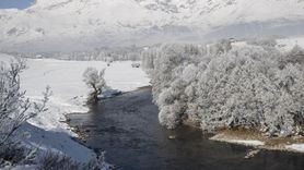 Munzur ve Pülümür Vadileri Kırağıyla Kaplandı