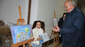 Sinop'ta Çocuk Karikatür Dostluğu Sergisi Açıldı