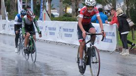 Türkiye Bisiklet Kupası 1. Etap Puanlı Yol Yarışları Alanya'da Gerçekleşti