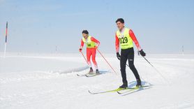 Kayaklı Koşu 1. Etap Yarışları Hakkari'de Start Aldı